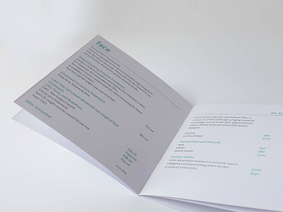 Beauty Clinic Brochure beauty graphic design printing