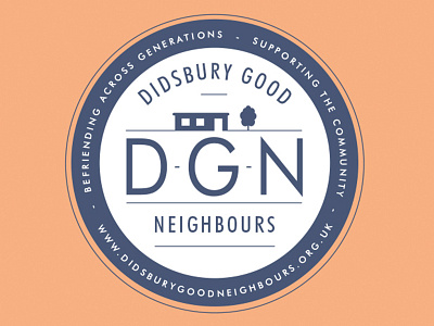 Logo for a registered charity - DGN branding charity graphic design leaflets logo printing