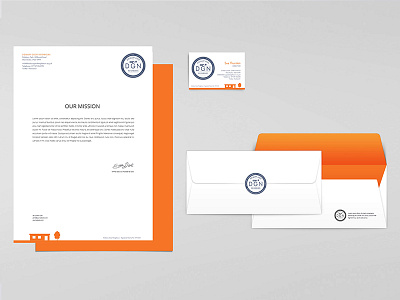 logo and stationery for a registered charity - DGN branding charity graphic design leaflets logo printing