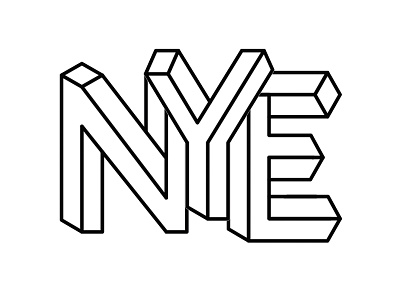 NEW YEARS EVE logo for a clubnight