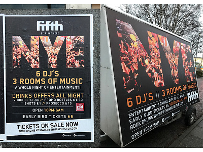 Nightclub Posters branding design graphic logo printing