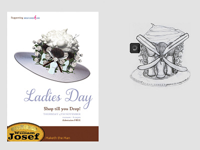 Poster design for a ladies day promotion graphic design poster