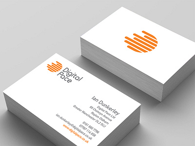 Digital Pace Business Card branding design graphic design icon illustration logo logo design printing typography vector vectors