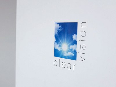 Clear Vision Logo branding graphic design logo logo design printing