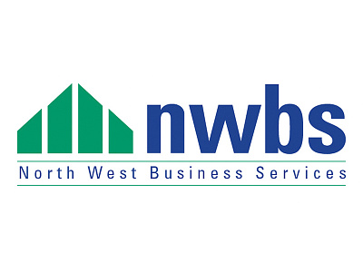 NWBS logo design (North West Business Service) branding design geometric graphic design illustration logo logo design poster printing typography vector vectors