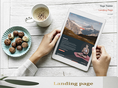 Yoga with Lara - Yoga Trainer Landing page