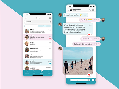 Daily ui challenge 013 (Direct messaging) daily 100 challenge daily ui design ui 013