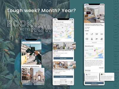 Daily UI Challenge #67 (Hotel booking) branding daily 100 challenge daily ui daily ui 67 daily ui challenge 67 design hotel hotel booking mobile app travel trip ui