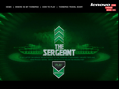 Lenovo- Sergeant game