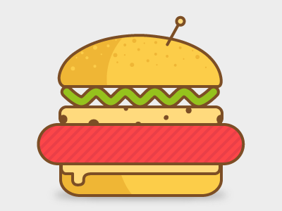 Burger burger food fun hungry icon yummy