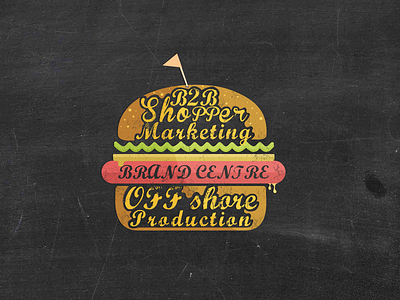 Burger burger business terms chalkboard food typo