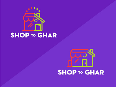 Shop to home logo buy home icon logo market shop
