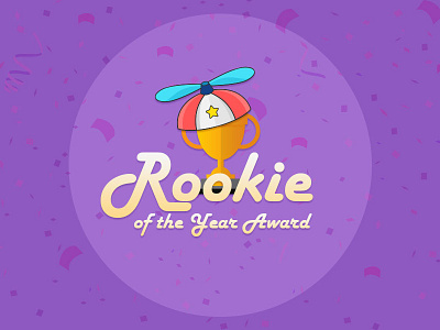 Rookie Award icon illustration rookie