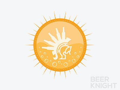Beer Knight badges beer icons knight