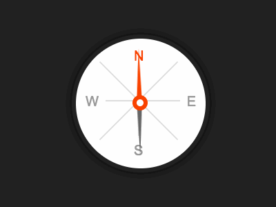 Compass animation compass css loader spinner
