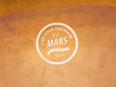 Stranded on Mars illustration mars retro space vector