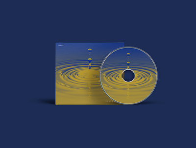 Vibrations Cover art cd cd artwork cd cover cover art design flat illustrator minimal vector