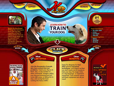 Dog Training Website Design