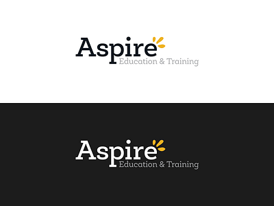 Aspire Logo branding business clean company logo simple