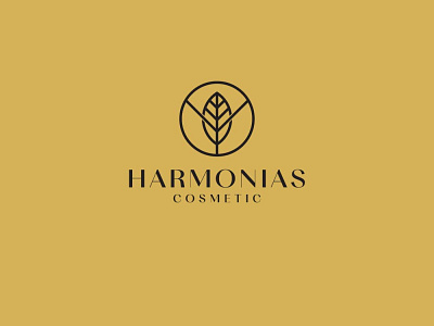 Harmonias logo brand identity branding design graphic design icon illustration leaf logo logo designer logo mark logodesign minimal modern logo monogram motion graphics typography ui vector