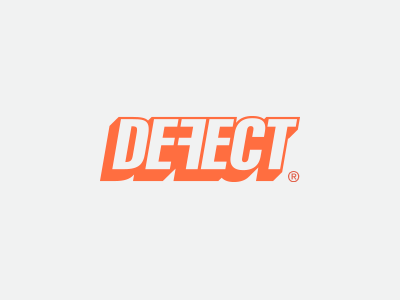 Defect logo mark stamp