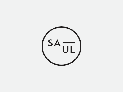 Saul logo mark saul stamp