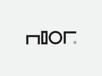 Noor Architect architect interior logo mark wordmark