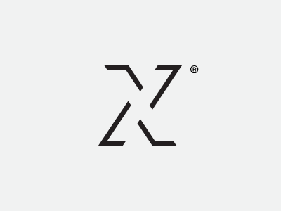 X logo mark seal stamp symbol x