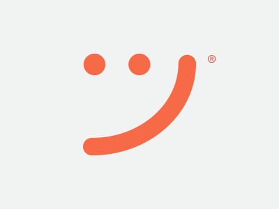 Smile icon logo mark smile