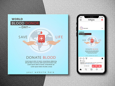 Blood Donor Day Social Media Post