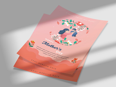 Mother's Day Flyer Design best design branding creative design dailyui design flyer flyer design flyer template graphic design illustration logo mothers day motion graphics party flyer ui vector