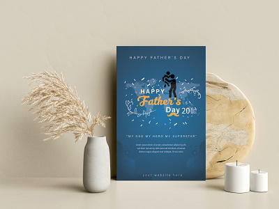 Father's Day Flyer Design best design branding businesscard creative design design flyer flyer design flyer template graphic design id card illustration logo motion graphics party flyer ui vector