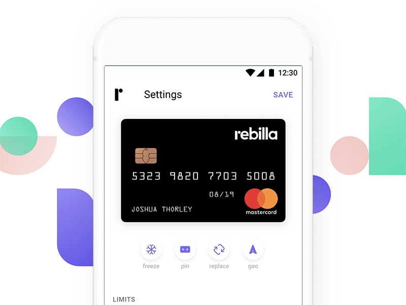 Android Settings android animation bank banking colorful confirmation finance interaction minimal mobile simple ui