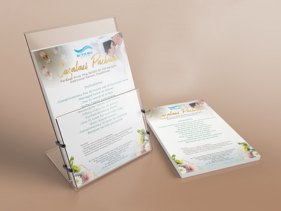 Flyer Design for By The Sea Hotels