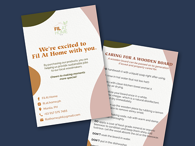 Product Card Design for Fil At Home