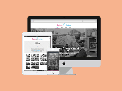 Styles And Smiles Website agency apple digital ipad layout mobile responsive site ui ux web website