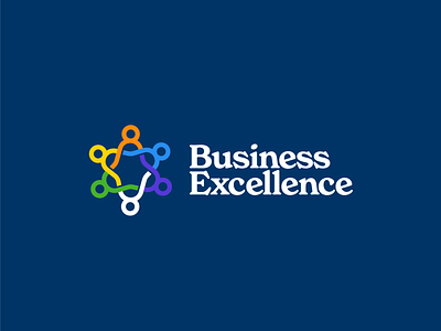 Business Exellence avatar branding corporate flower geometric icon identification logo symbol symetric type user