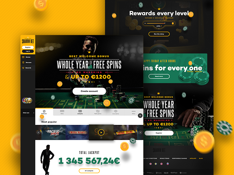 Gettin' Money art casino design desktop direction free jackpot spins web