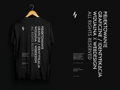 Personal t-shirt art direction design designer futura graphic design minimal personal branding slowinski pawel tshirt typography typopolo