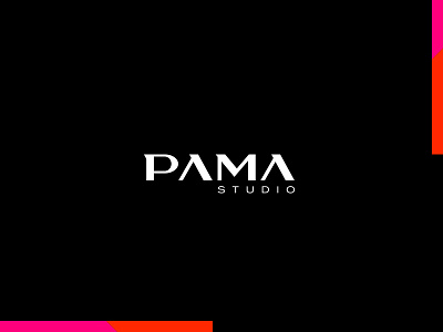 Interior Design Studio design geometric interior letters logotype pama studio simple studio typography