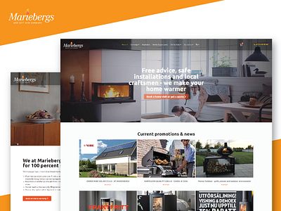 mariebergs - Website Development