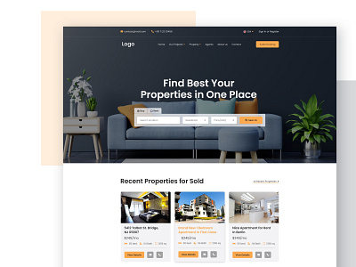 Real Estate Website Development branding design on demand on demand app real estate agency real estate website redesign responsive design trending trending design ui ux web app web design web development wordpress wordpress design