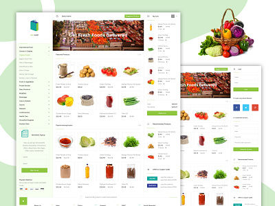 Online Grocery Store Website Design