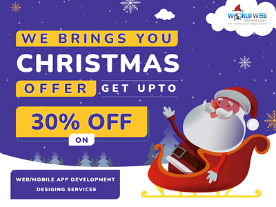 Christmas offer - 30% off on Web/Mobile App development services
