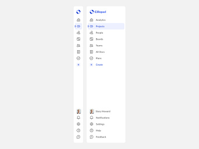 Sidebar Navigation