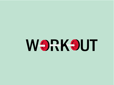 WORKOUT LOGO branding design graphic design illustrator logo logo design minimalist modern logo photoshop web