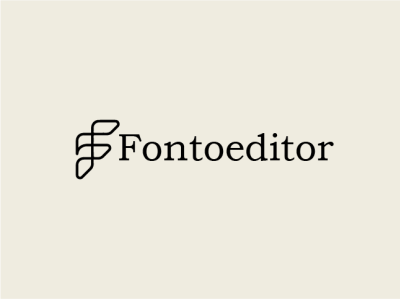 Fontedit branding design flat graphic design illustrator logo logo design minimalist modern logo photoshop