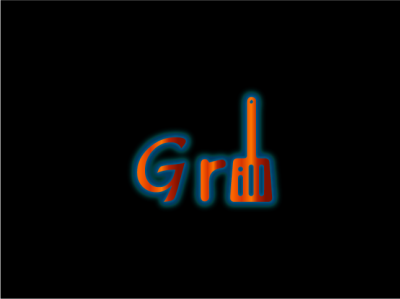 Grill branding design flat graphic design illustrator logo logo design minimalist modern logo photoshop