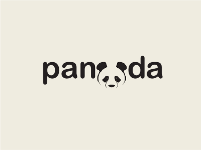 panda branding design graphic design icon illustrator logo logo design minimalist modern logo photoshop