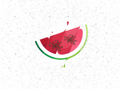 watermelon branding design graphic design icon illustrator logo logo design minimalist modern logo photoshop